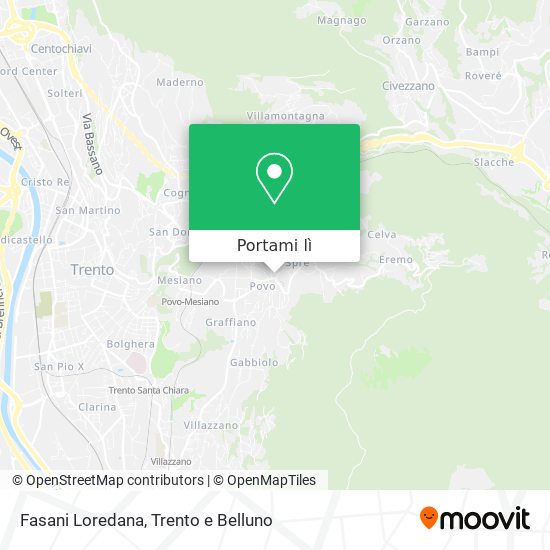 Mappa Fasani Loredana