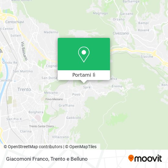 Mappa Giacomoni Franco