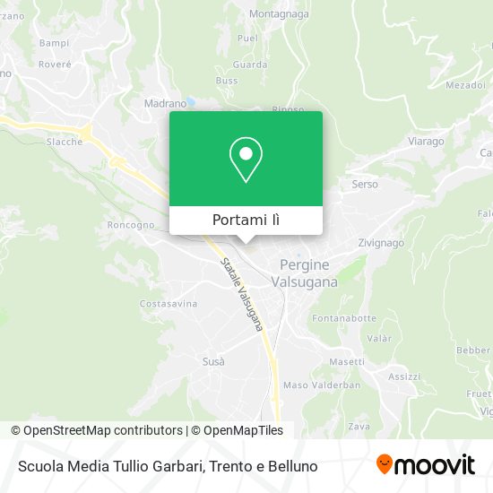 Mappa Scuola Media Tullio Garbari