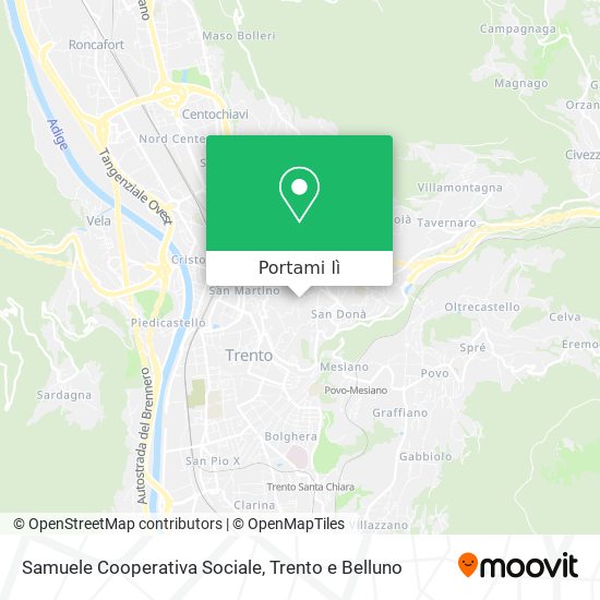 Mappa Samuele Cooperativa Sociale
