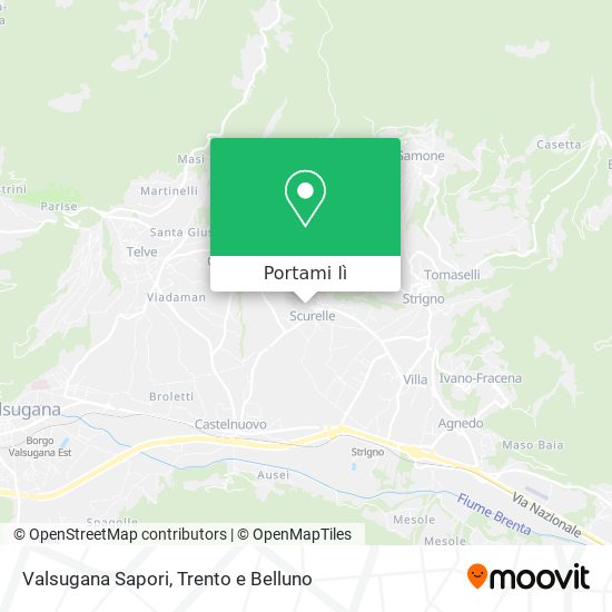 Mappa Valsugana Sapori