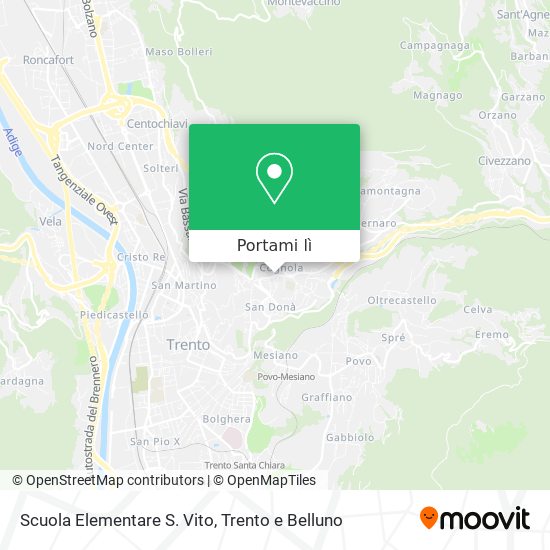 Mappa Scuola Elementare S. Vito