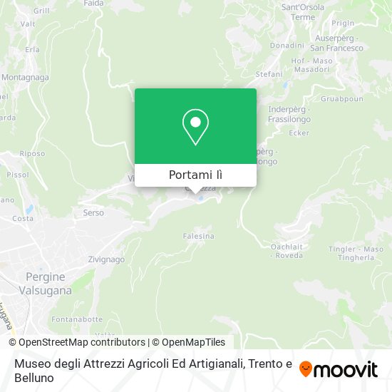 Mappa Museo degli Attrezzi Agricoli Ed Artigianali