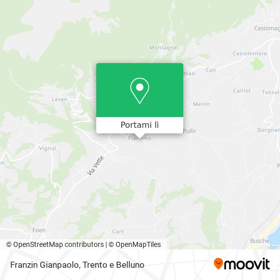 Mappa Franzin Gianpaolo