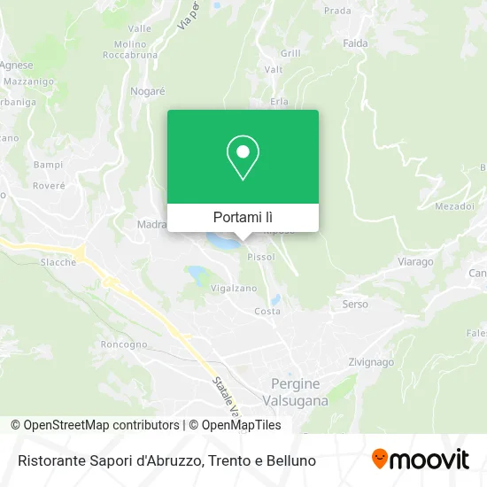 Mappa Ristorante Sapori d'Abruzzo