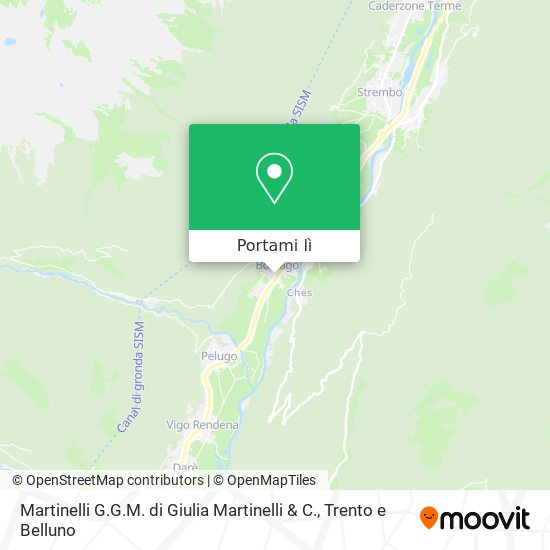 Mappa Martinelli G.G.M. di Giulia Martinelli & C.