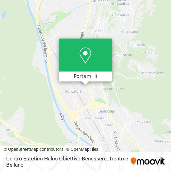 Mappa Centro Estetico Halos Obiettivo Benessere