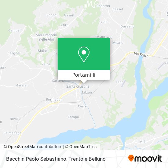 Mappa Bacchin Paolo Sebastiano