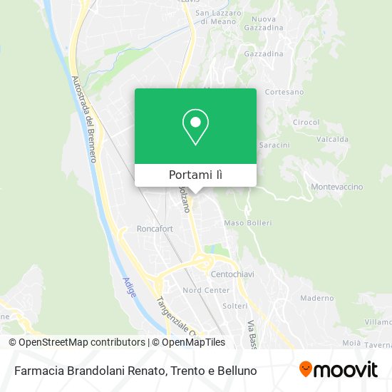Mappa Farmacia Brandolani Renato