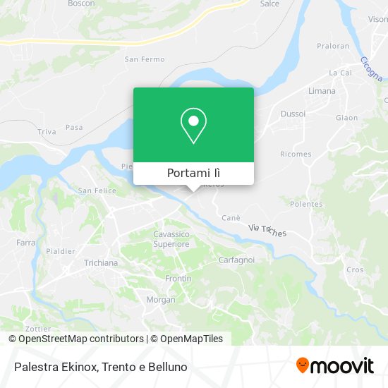 Mappa Palestra Ekinox