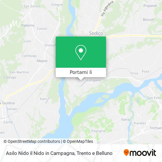 Mappa Asilo Nido il Nido in Campagna