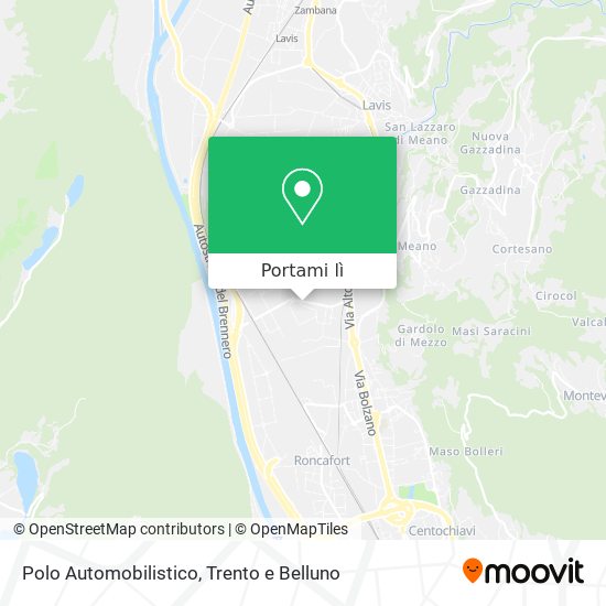 Mappa Polo Automobilistico