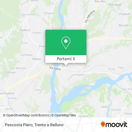 Mappa Pescosta Piero