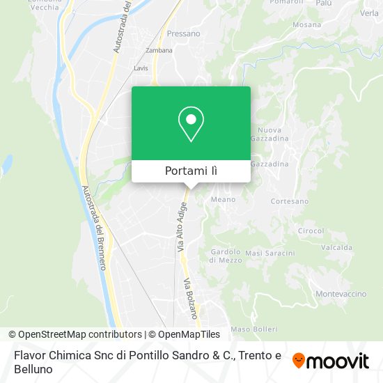 Mappa Flavor Chimica Snc di Pontillo Sandro & C.