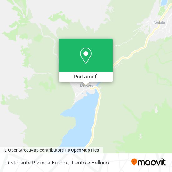 Mappa Ristorante Pizzeria Europa