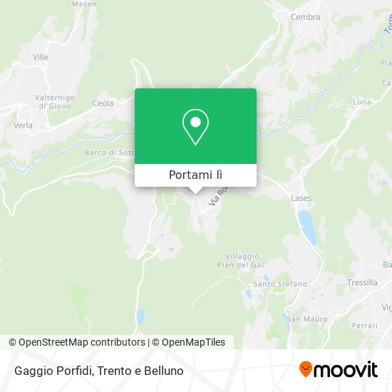 Mappa Gaggio Porfidi