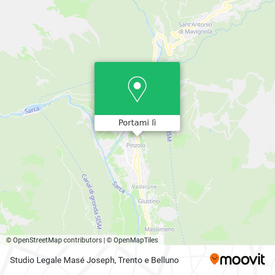 Mappa Studio Legale Masé Joseph