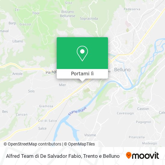 Mappa Alfred Team di De Salvador Fabio
