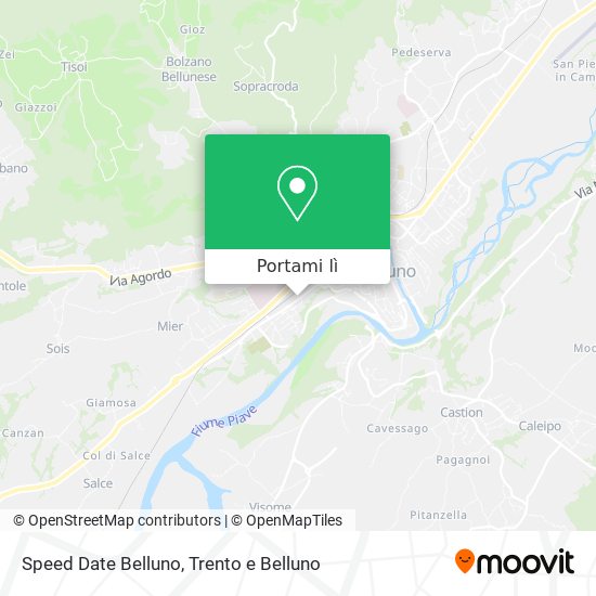Mappa Speed Date Belluno