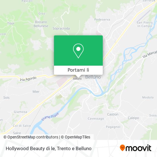 Mappa Hollywood Beauty di le