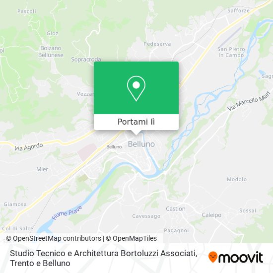 Mappa Studio Tecnico e Architettura Bortoluzzi Associati