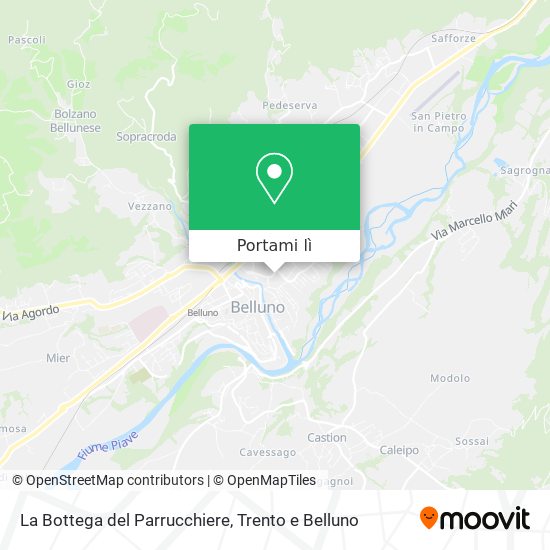 Mappa La Bottega del Parrucchiere