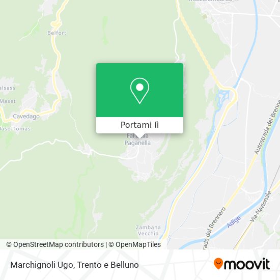 Mappa Marchignoli Ugo