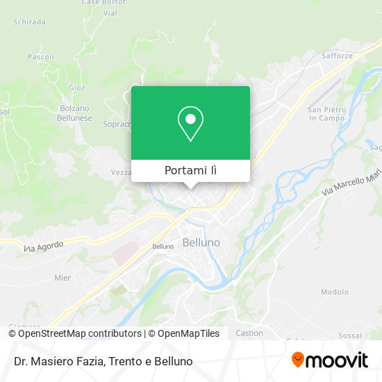 Mappa Dr. Masiero Fazia