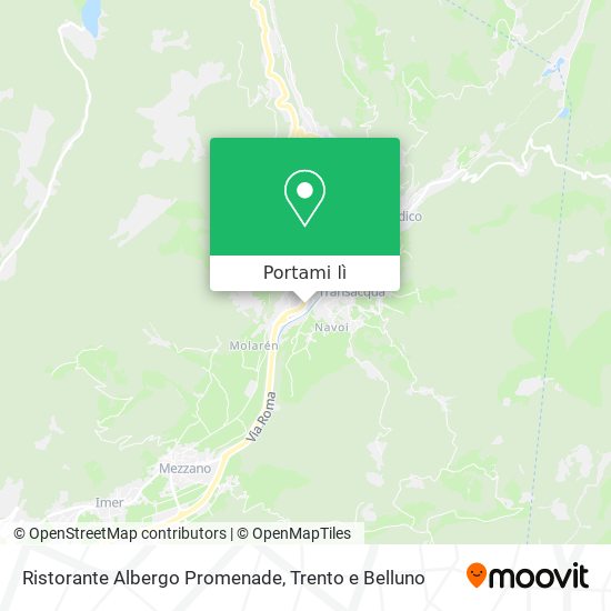 Mappa Ristorante Albergo Promenade