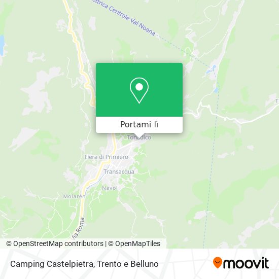 Mappa Camping Castelpietra