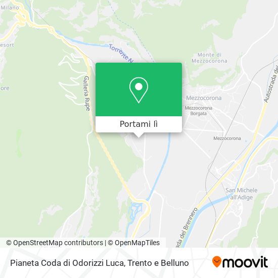 Mappa Pianeta Coda di Odorizzi Luca