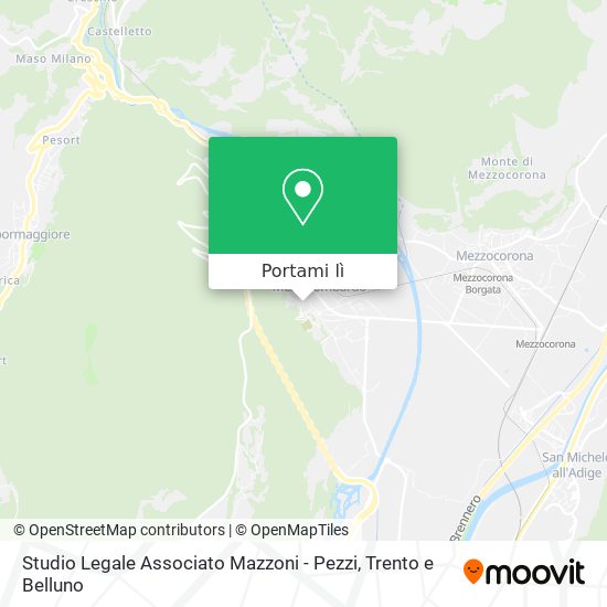 Mappa Studio Legale Associato Mazzoni - Pezzi