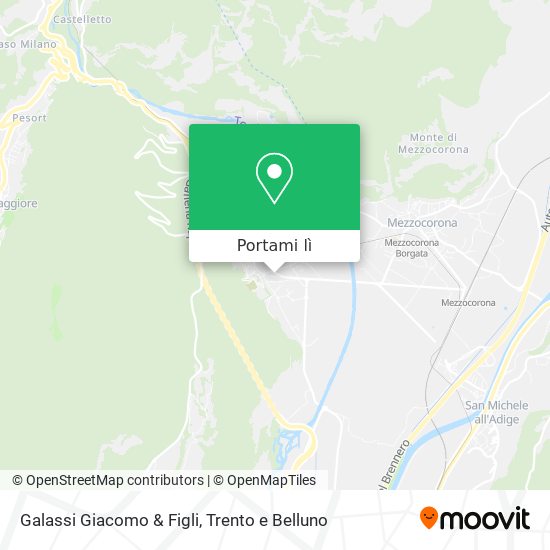 Mappa Galassi Giacomo & Figli