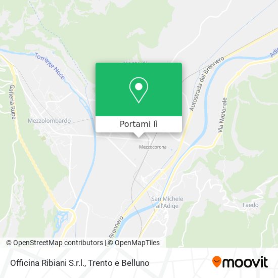 Mappa Officina Ribiani S.r.l.