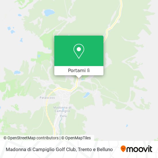 Mappa Madonna di Campiglio Golf Club