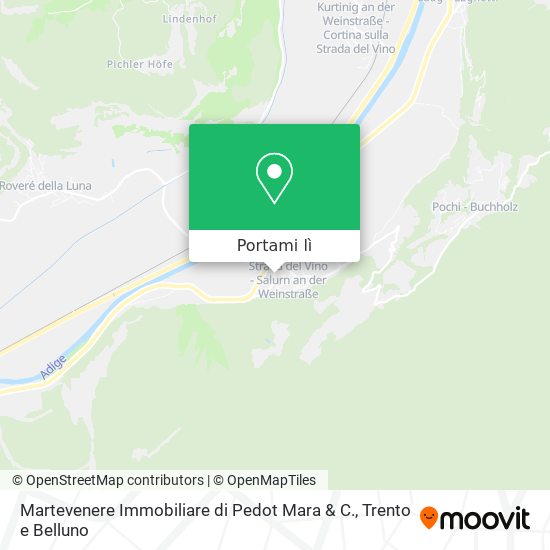 Mappa Martevenere Immobiliare di Pedot Mara & C.