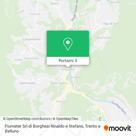 Mappa Fiumeter Srl di Borghesi Rinaldo e Stefano