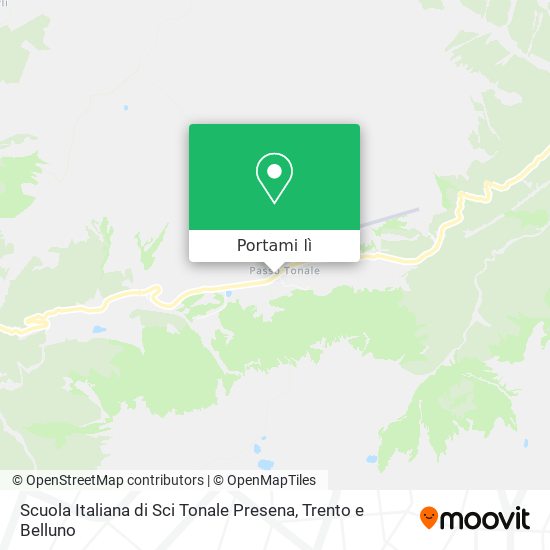 Mappa Scuola Italiana di Sci Tonale Presena