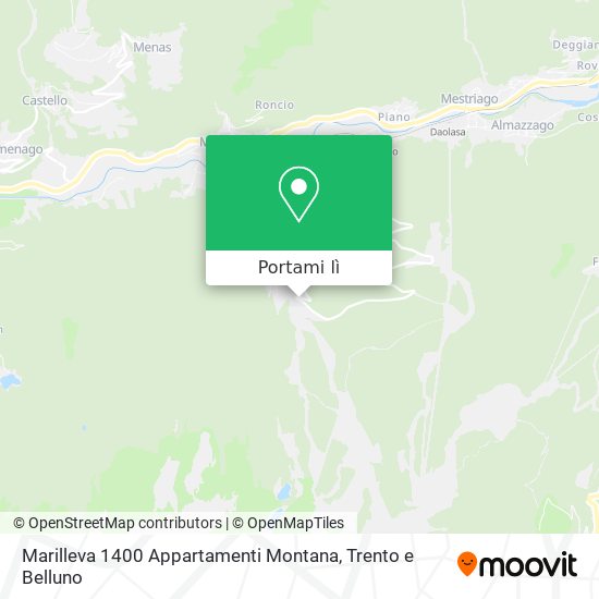 Mappa Marilleva 1400 Appartamenti Montana