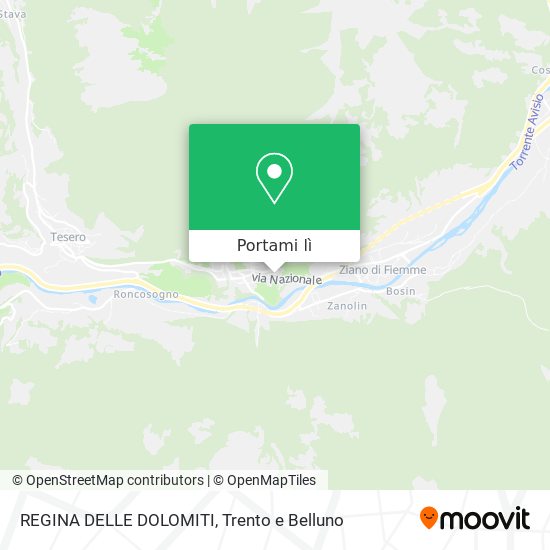 Mappa REGINA DELLE DOLOMITI