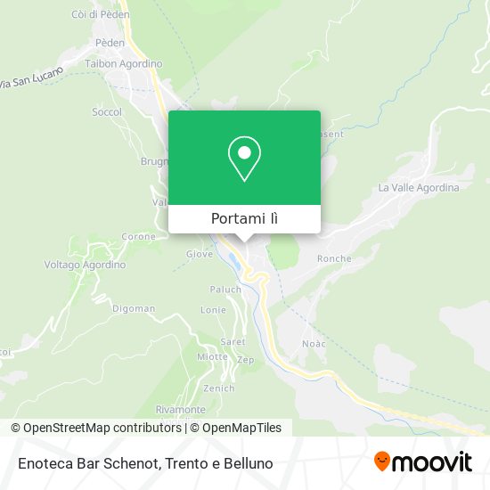 Mappa Enoteca Bar Schenot