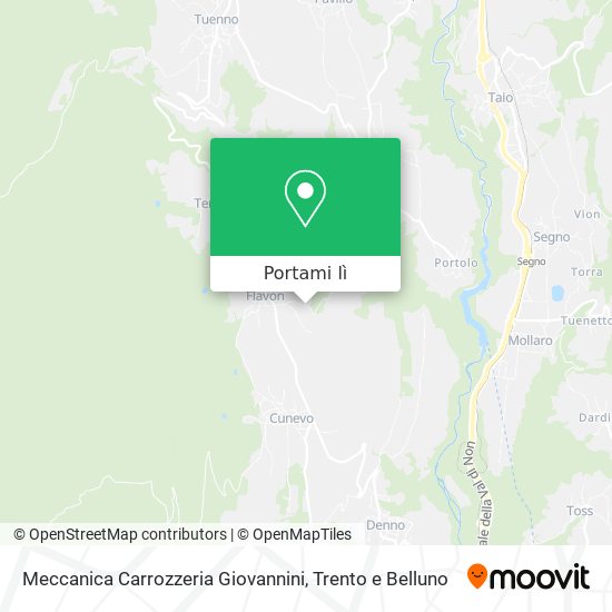 Mappa Meccanica Carrozzeria Giovannini