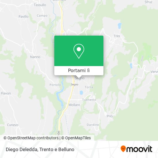 Mappa Diego Deledda