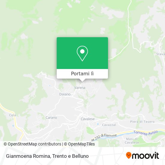 Mappa Gianmoena Romina