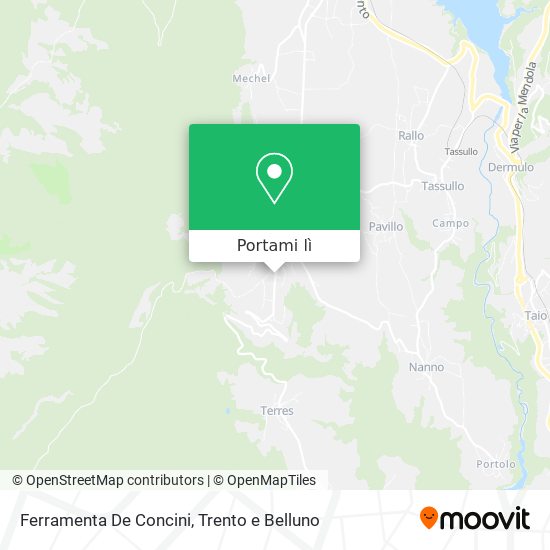 Mappa Ferramenta De Concini