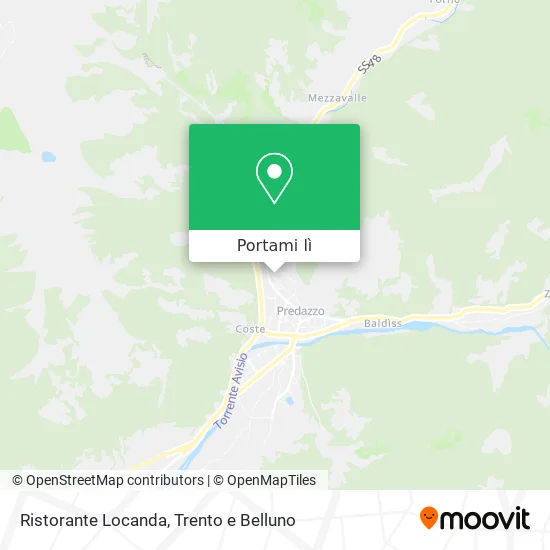 Mappa Ristorante Locanda