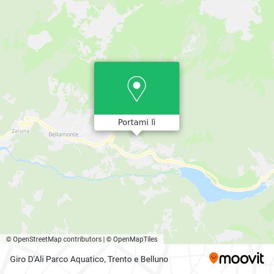 Mappa Giro D'Ali Parco Aquatico