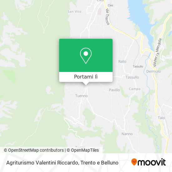 Mappa Agriturismo Valentini Riccardo