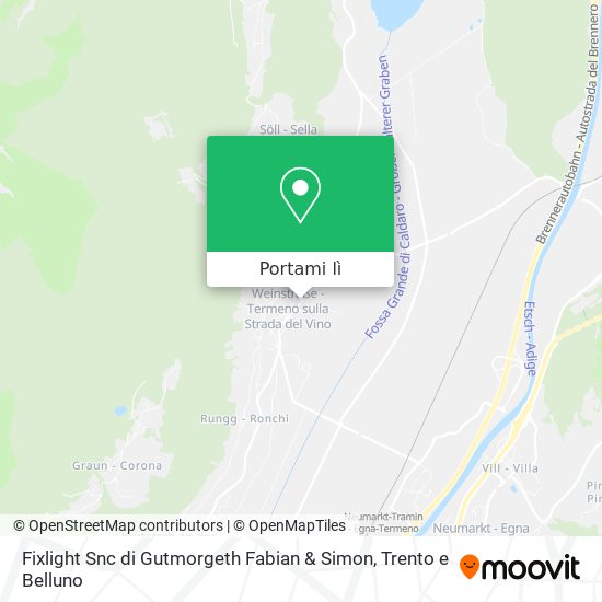 Mappa Fixlight Snc di Gutmorgeth Fabian & Simon