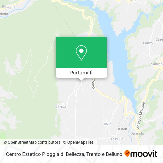 Mappa Centro Estetico Pioggia di Bellezza